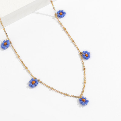 Novi Bohemia šareni lanac oko struka s cvijetom od rižinih perli za žene Ljetna plaža Seksi bikini lanac za trbuh Nakit za tijelo Y2K A1 dodaci