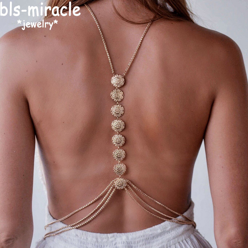 Bls-miracle Bohemia Moeehted Kullavärvi Punk Flower kehakett naistele Sexy Statement kehaketid Aksessuaarid BN-11