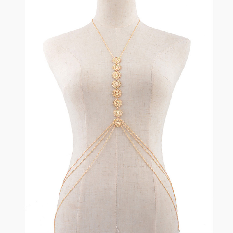 Bls-miracle Bohemia Moeehted Kullavärvi Punk Flower kehakett naistele Sexy Statement kehaketid Aksessuaarid BN-11