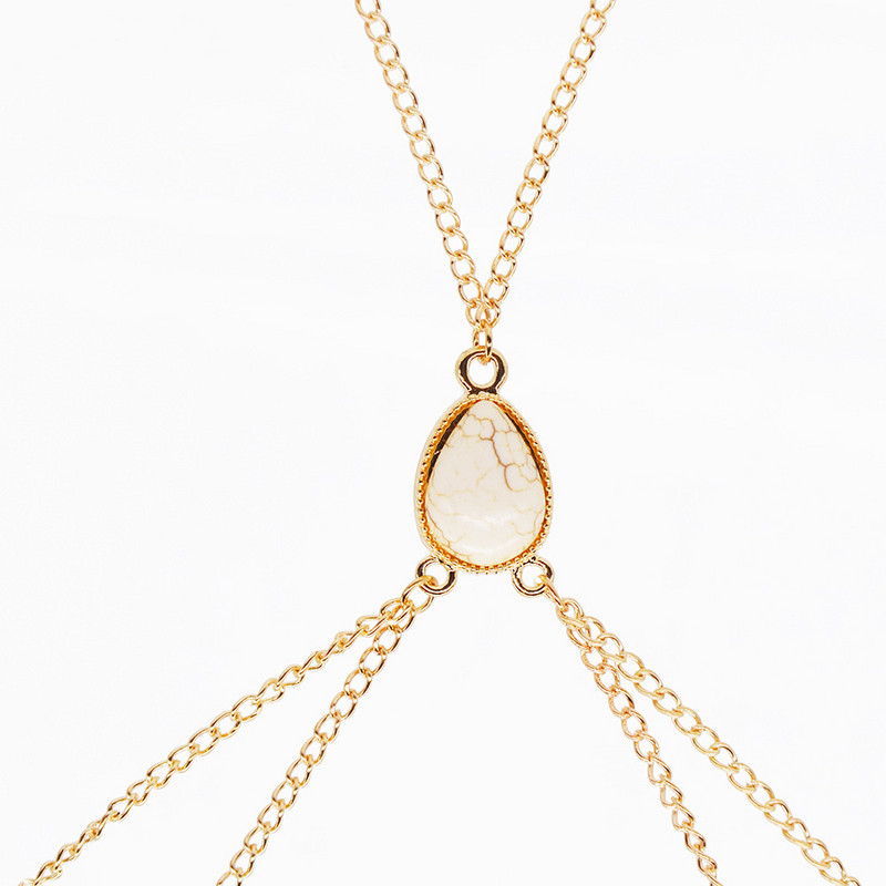 ljetna plaža Novi modni nakit za tijelo dvoredni lanac za tijelo šareni poklon za žene djevojke T-1