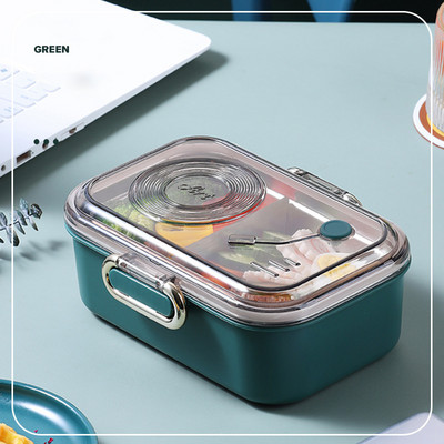 Κουτί μεσημεριανού γεύματος 304 από ανοξείδωτο ατσάλι Bento Box για εργαζομένους γραφείου και μπολ παιδικής σούπας 950ml Μεσημεριανό δοχείο μεγάλου μεγέθους Κουτί αποθήκευσης τροφίμων