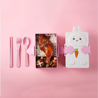 Armas Bento lõunakarp Kawaii lastele koolilastele Jaapani stiilis lasteaed Lasteleib võileiva toidukarp plastikust