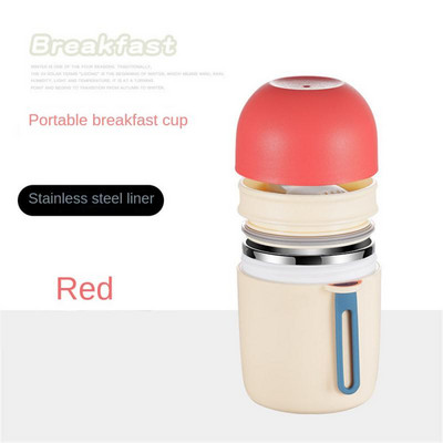 Από ανοξείδωτο χάλυβα Ζεστή Σούπα Κύπελλο Σούπα Φλιτζάνι Μόνωση Φοιτητικό Θερμο Χονδρόκοκκο Κύπελλο Σούπα Βάζο Πρωινό Σφραγισμένο Μόνωση κόκκων