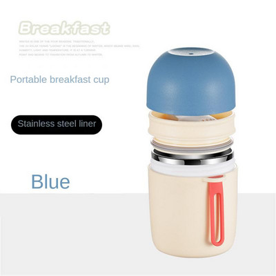 Από ανοξείδωτο χάλυβα Ζεστή Σούπα Κύπελλο Σούπα Φλιτζάνι Μόνωση Φοιτητικό Θερμο Χονδρόκοκκο Κύπελλο Σούπα Βάζο Πρωινό Σφραγισμένο Μόνωση κόκκων