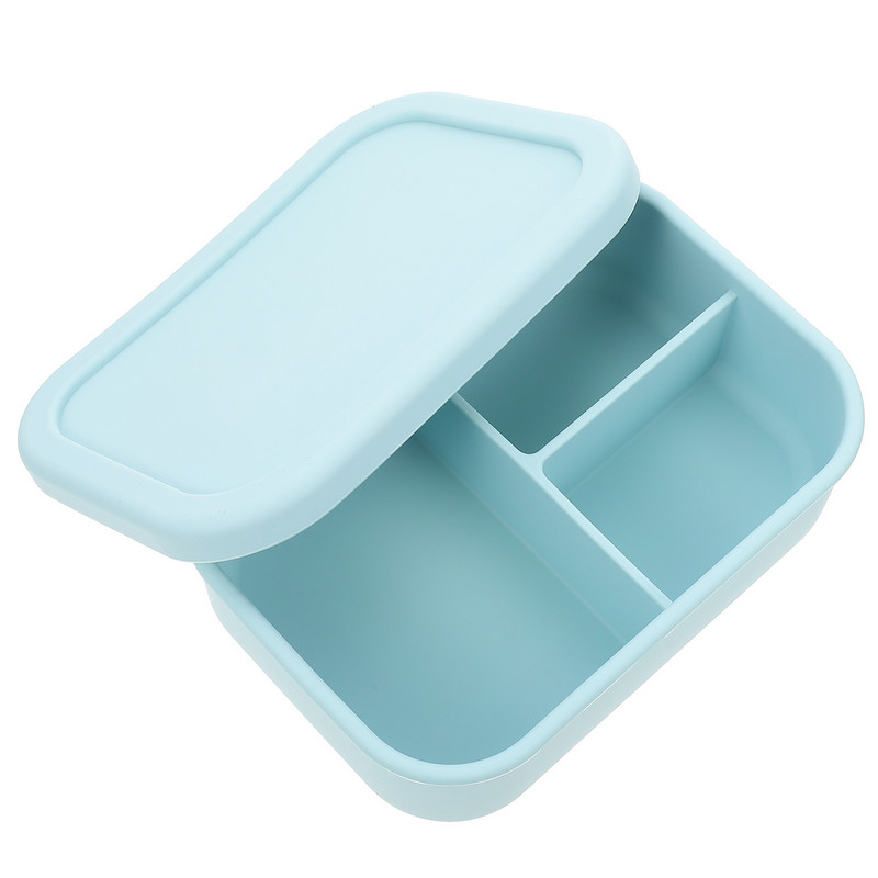 Lekkekindlad Bento Box Lõunakarbid Laste Toiduvalmistus Karbid Suupisted Bento Box Silikoonist lõunakarp Mini Silikoonist serveerimisvaagnad