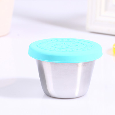 Nerūdijančio plieno maisto indelis vaisiams užkandžiams maža laikymo dėžutė šaldiklis traškesnis lauke vaikams šviežio maisto priešpiečių dėžutė