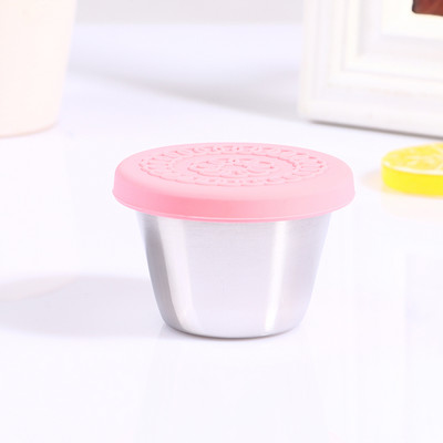 Nerūdijančio plieno maisto indelis vaisiams užkandžiams maža laikymo dėžutė šaldiklis traškesnis lauke vaikams šviežio maisto priešpiečių dėžutė