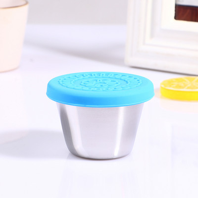 Nerūdijančio plieno maisto indelis vaisiams užkandžiams maža laikymo dėžutė šaldiklis traškesnis lauke vaikams šviežio maisto priešpiečių dėžutė