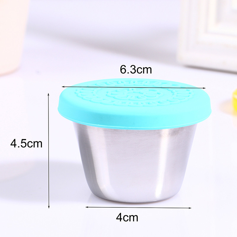 Nerūdijančio plieno maisto indelis vaisiams užkandžiams maža laikymo dėžutė šaldiklis traškesnis lauke vaikams šviežio maisto priešpiečių dėžutė