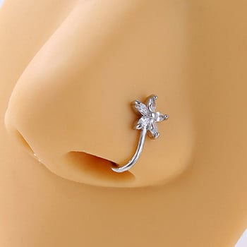 1 τεμάχιο χάλκινο κλιπ στο δαχτυλίδι της μύτης Fake nose piercing clip Fake κοσμήματα Faux piercing Nez