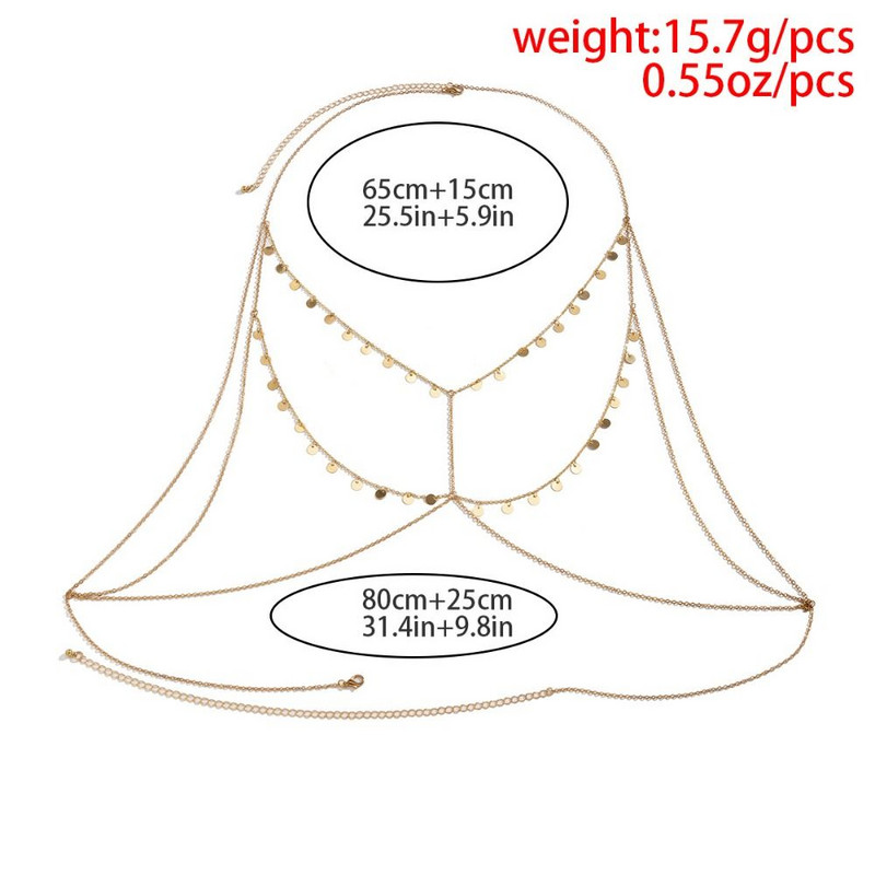 Reguleeritavad bikiinid peokaunistused metallist rannatarvikud keha ehted kaelakee naistele rinnakett litrid kehakett