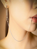 Nauji metaliniai geometriniai auskarai, lūpų nagai, nosies nagai, papuošalai iš žmogaus auskarų, nerūdijančio plieno nosies papuošalai