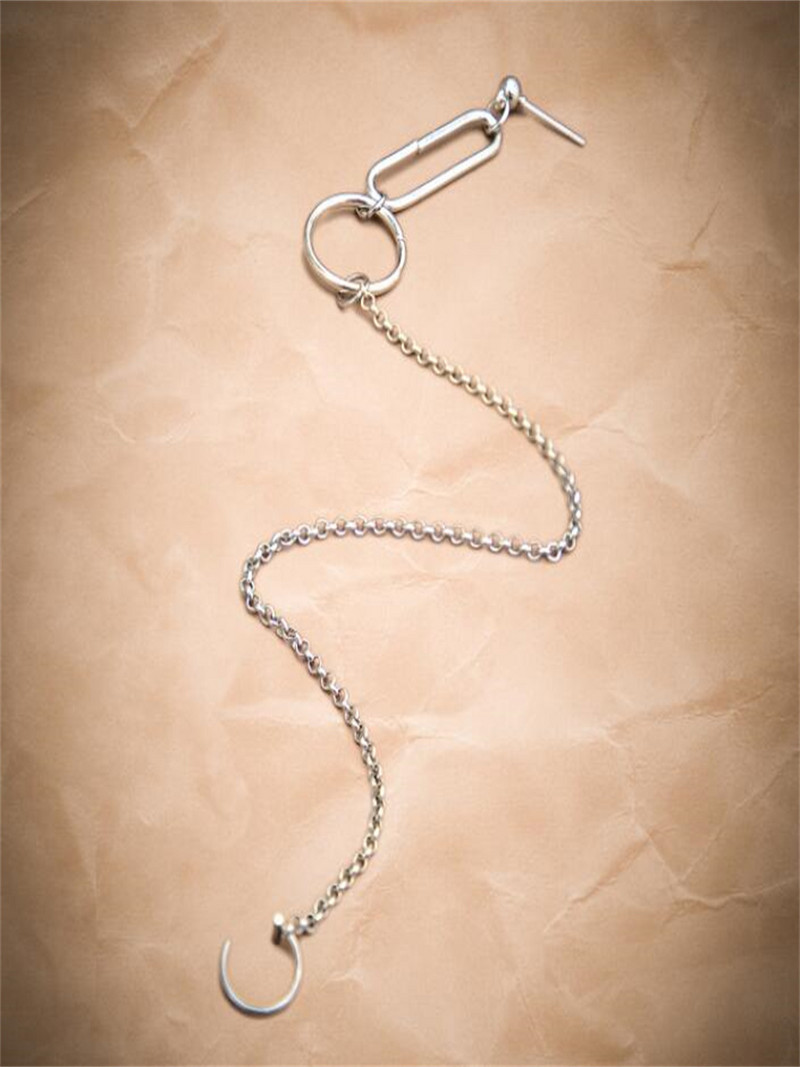 Nauji metaliniai geometriniai auskarai, lūpų nagai, nosies nagai, papuošalai iš žmogaus auskarų, nerūdijančio plieno nosies papuošalai