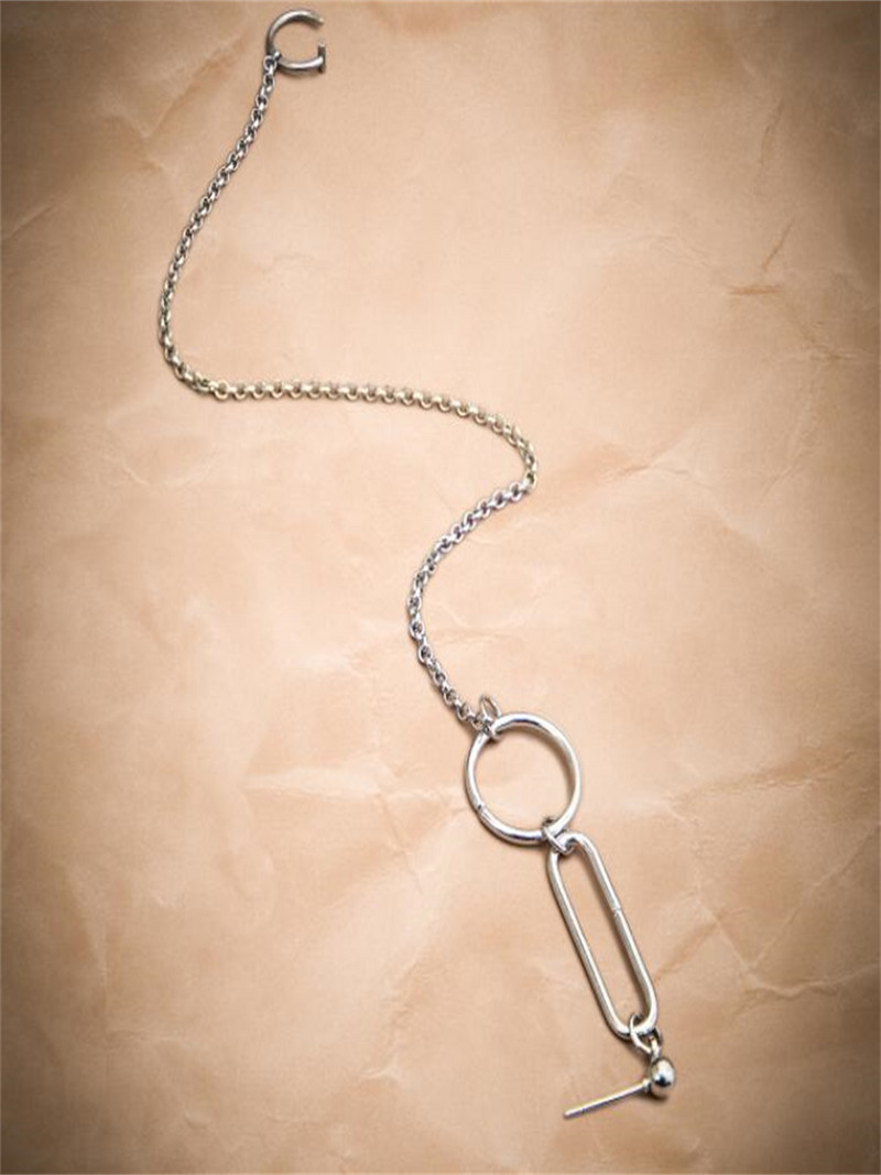 Nauji metaliniai geometriniai auskarai, lūpų nagai, nosies nagai, papuošalai iš žmogaus auskarų, nerūdijančio plieno nosies papuošalai