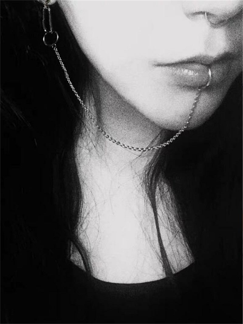 Nauji metaliniai geometriniai auskarai, lūpų nagai, nosies nagai, papuošalai iš žmogaus auskarų, nerūdijančio plieno nosies papuošalai