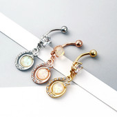 Kuum müüa loominguline noot nabaküüs Euroopas ja Ameerikas, allergiavastased Aobao roostevabast terasest augustavad ehted