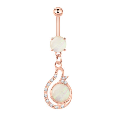 Kuum müüa loominguline noot nabaküüs Euroopas ja Ameerikas, allergiavastased Aobao roostevabast terasest augustavad ehted