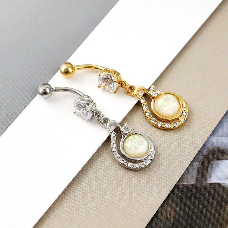 Kuum müüa loominguline noot nabaküüs Euroopas ja Ameerikas, allergiavastased Aobao roostevabast terasest augustavad ehted