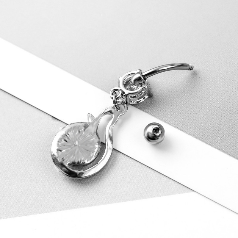 Kuum müüa loominguline noot nabaküüs Euroopas ja Ameerikas, allergiavastased Aobao roostevabast terasest augustavad ehted