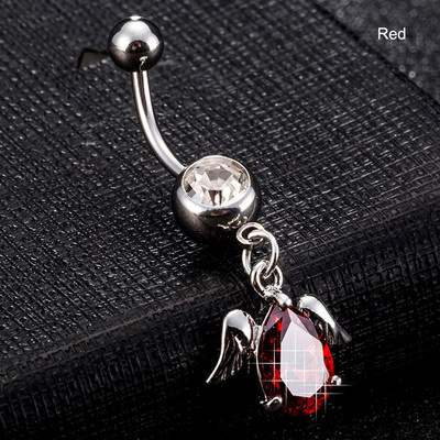 Sädelev punane kristall, süda, naba, augustamine, rippuvad kõrvarõngad, lillad rohelised kalliskivid, nööp-sõrmused naiste peol, rannakõrva ehted