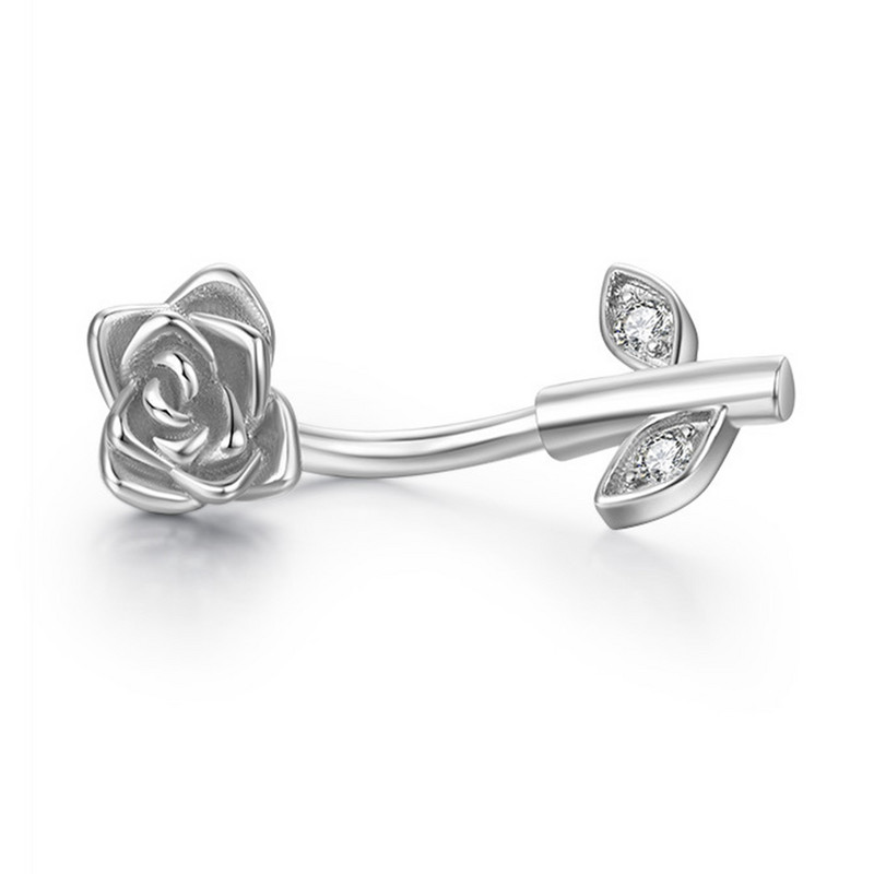 1 tk Armas roosiõieline naba augustamine varraste lehtedega kõrvarõngad tsirkoonist inkrusteeritud kristallist kõhunööbiga sõrmused naiste peokõrva keha ehted