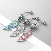 2023. aasta suvi, uus Euroopa ja Ameerika roostevabast terasest pajulehe sulgedest Kõhurõngas Kõhurõngas Naelanööbi punktsioon Jewe