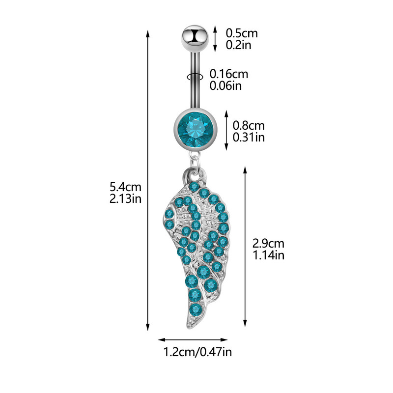 2023. aasta suvi, uus Euroopa ja Ameerika roostevabast terasest pajulehe sulgedest Kõhurõngas Kõhurõngas Naelanööbi punktsioon Jewe