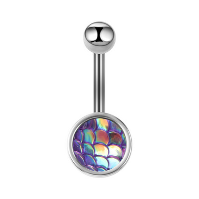 Päevalillest tsirkoonist nööbiga sõrmus Moodne Kerge luksuslik roostevabast terasest nabaküüs naistele Sobivad keha augustamise ehted