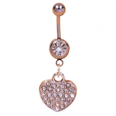 Prsten na pupku, dijamant, ljubavno srce, leptiri, petokraka zvijezda, privjesak, seksi hipoalergijska torta za pupak od nehrđajućeg čelika