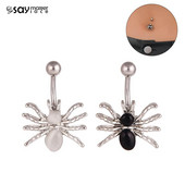 Moodne ämblikripats nabaküüs 316L roostevabast terasest loomastiilis nööbiga sõrmus naistele meestele seksikad augustavad ehted