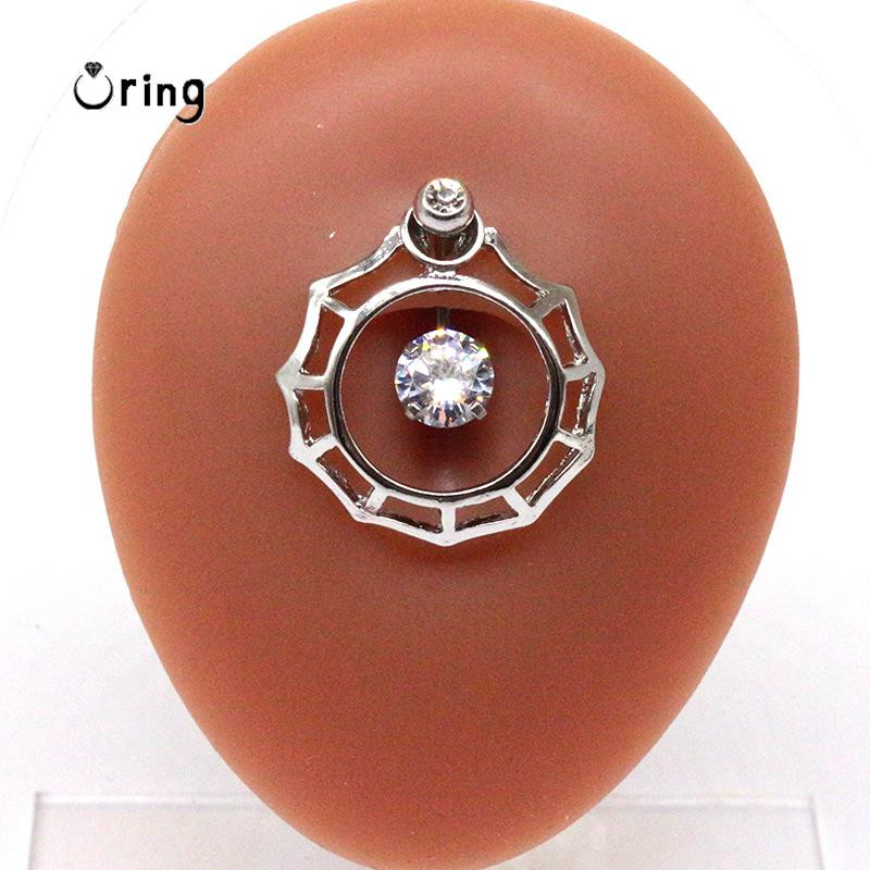 Obrnuti zakrivljeni prsten od nehrđajućeg čelika za piercing na pupku za žene Seksi nakit za trbušni ples Indija Pupak Ombligo perforirani dar