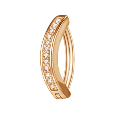 Nabast rõngas Lihtsa disainiga Naba augustamise ehted Roostevabast terasest materjalist kehaehted naisele tüdrukule