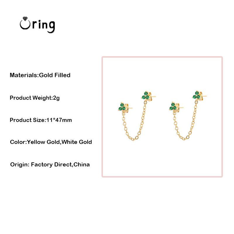 Lihtsas stiilis tsirkoonist ketiga kõrvarõngas naistele Õrn mood keha ehted kõhre tragus augustamine teismelistele igapäevased aksessuaarid