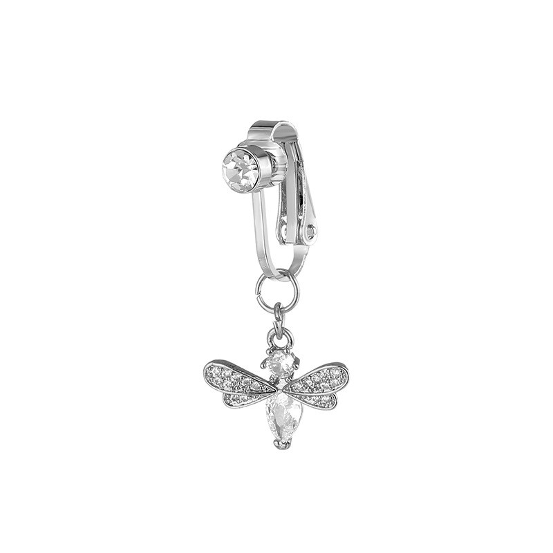 1 tk vask armas mesilase kõhu nööp rõngas naba augustamine naba augustamine sõrmus Ehted multifilm naba rõngas kõrge kvaliteediga O