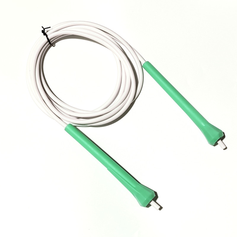 NEVERTOOLATE 12 cm maža rankena 95 gramai 5 mm x 2,8 m tvirta minkšta 80A PVC praleidžiamoji virvė šokinėjimo virvė vaikams suaugusiųjų fitneso pradedančiųjų pratimai