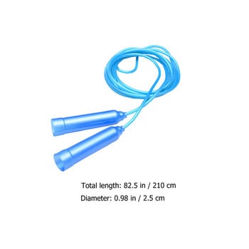 8Pcs цветно пластмасово въже за скачане Детски играчки Малки деца на открито Основни упражнения Детски въжета за скачане Фитнес въже за корем (произволен цвят)