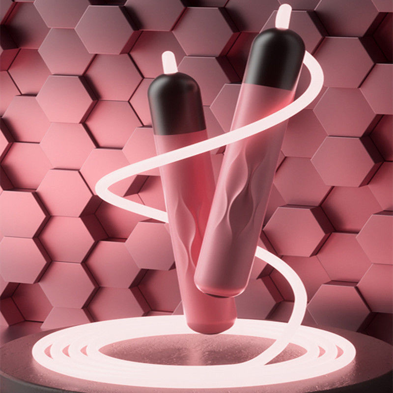 Fitnessi reguleeritav öine hõõguv hüppenöör, LED-hüppeköied, süttivad välitingimustes kaasaskantavad treeningspordivahendid