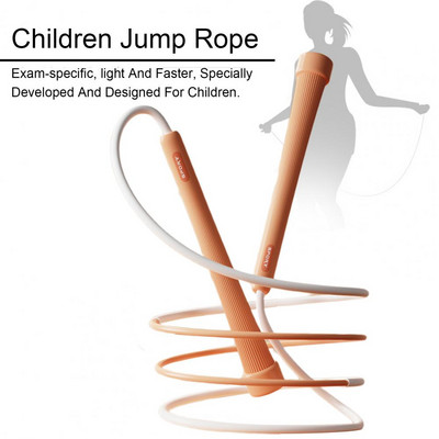 Σχοινάκι άλματος Εξαιρετικά ελαφρύ χωρίς μπερδέματα Jump Rope Αντιολισθητική λαβή Άνετη λαβή Φορητός εξοπλισμός γυμναστικής για παιδιά που κάνουν σχοινί