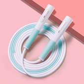 Atspari nusidėvėjimui šokinėjimo virvė, lanksti fitneso virvė be mazgų, riebalų deginimas, fizinis išbandymas, treniruotės šokinėjimo virvė