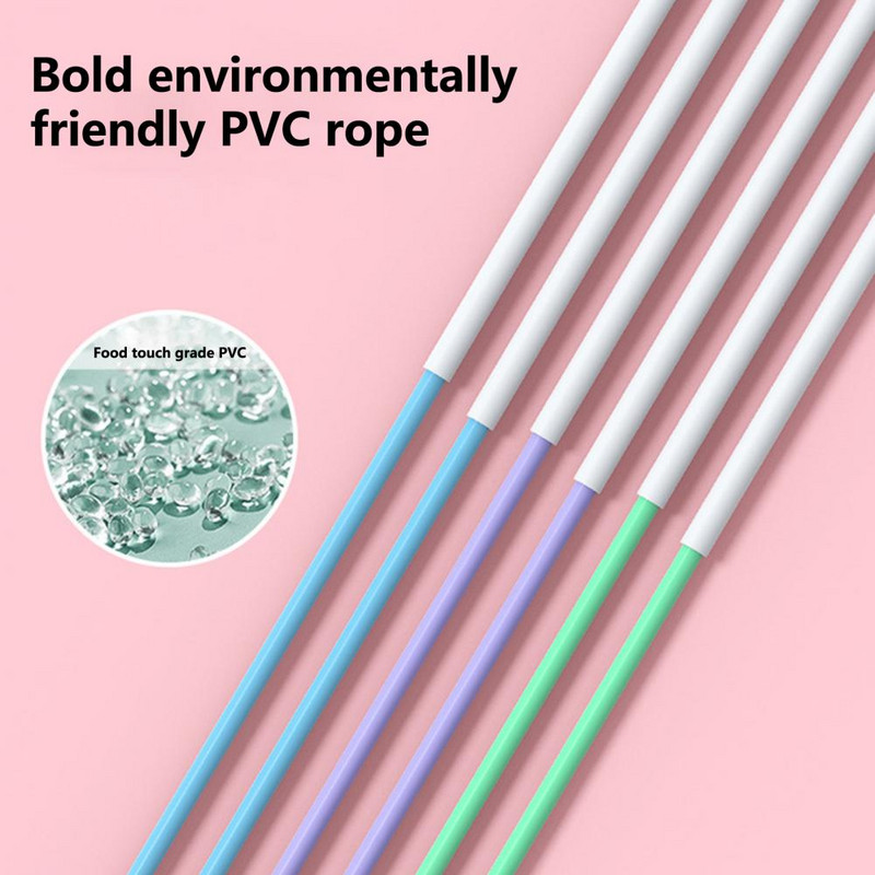 Atspari nusidėvėjimui šokinėjimo virvė, lanksti fitneso virvė be mazgų, riebalų deginimas, fizinis išbandymas, treniruotės šokinėjimo virvė