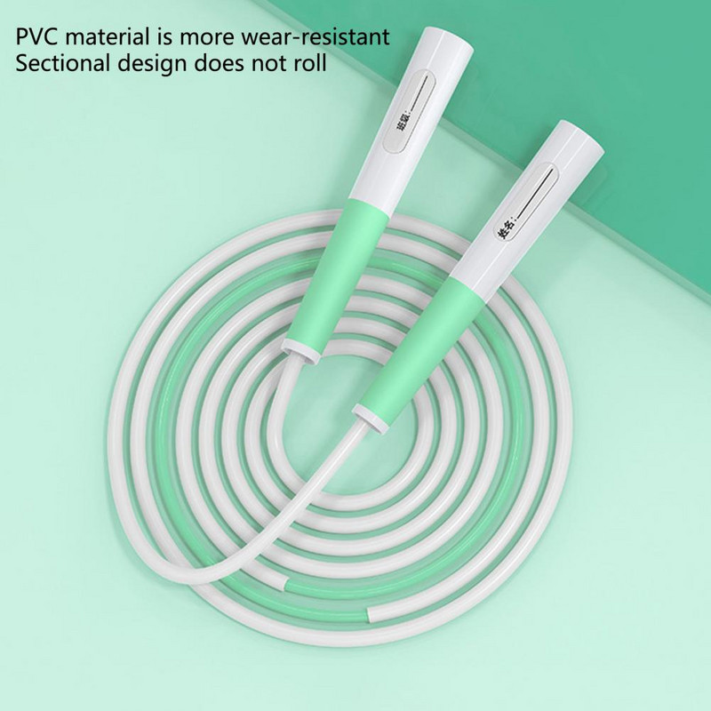 Atspari nusidėvėjimui šokinėjimo virvė, lanksti fitneso virvė be mazgų, riebalų deginimas, fizinis išbandymas, treniruotės šokinėjimo virvė