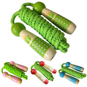 Coarda de fitness Sport Culturism Copii Sari Desene animat Mâner din lemn Sârmă de sărit