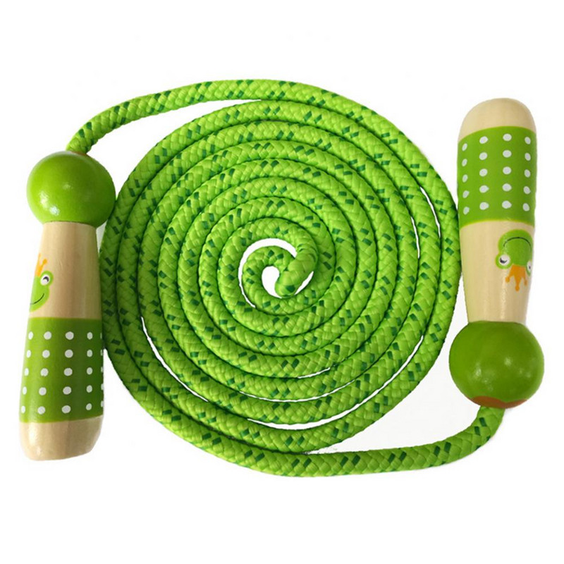 Coarda de fitness Sport Culturism Copii Sari Desene animat Mâner din lemn Sârmă de sărit