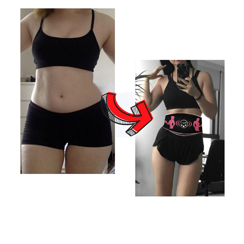 Fitness EMS elektriline kõhumassaaž keha salendav vöö lihasstimulaator USB laadimisvöö treener Kaalulangus Dropshipping