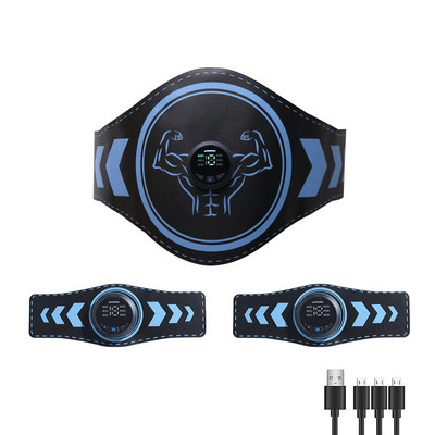 EMS Muscle Stimulator Kõhutooner ABS Treener Wireless USB Recharge Body Salendav Vöö Kaalulangus Fitness Shaping Kodus jõusaal