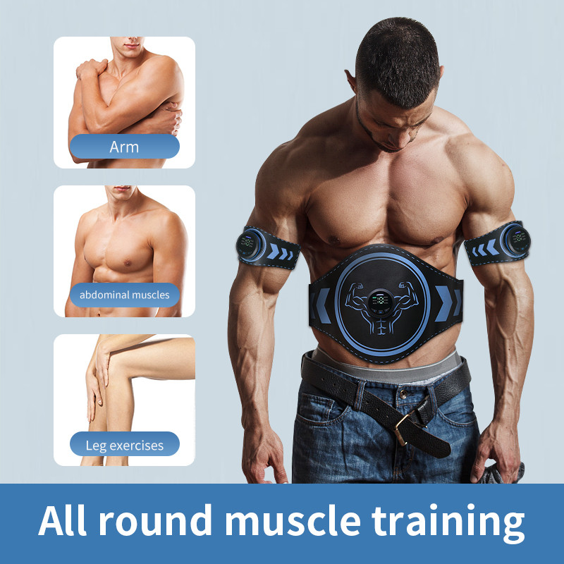 EMS Muscle Stimulator Kõhutooner ABS Treener Wireless USB Recharge Body Salendav Vöö Kaalulangus Fitness Shaping Kodus jõusaal