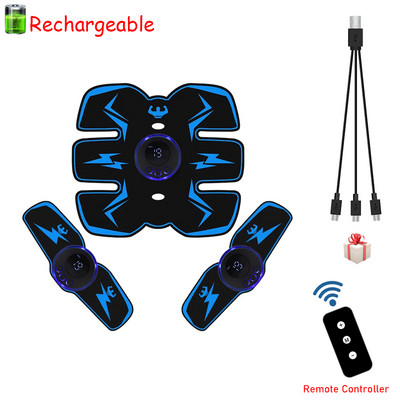 Smart EMS lihasstimulaator Treener Kõhutreening Kaalulangus Kleebised Smart Electric Fitness Massager lihasmassaaž