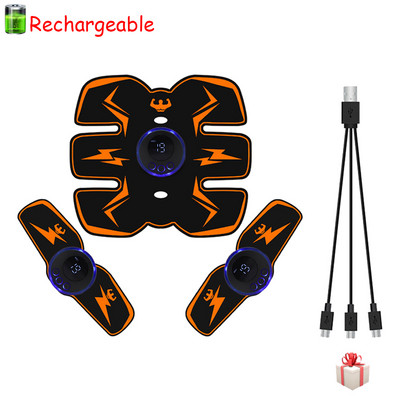 Smart EMS lihasstimulaator Treener Kõhutreening Kaalulangus Kleebised Smart Electric Fitness Massager lihasmassaaž