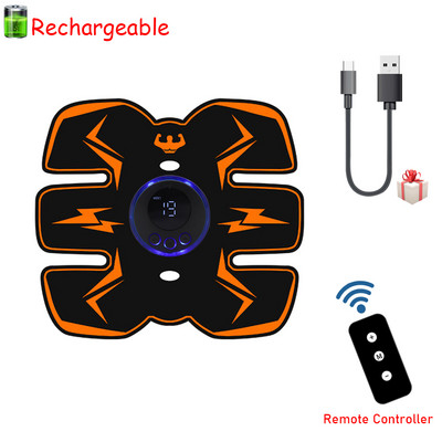 Smart EMS lihasstimulaator Treener Kõhutreening Kaalulangus Kleebised Smart Electric Fitness Massager lihasmassaaž