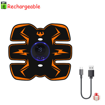 Smart EMS lihasstimulaator Treener Kõhutreening Kaalulangus Kleebised Smart Electric Fitness Massager lihasmassaaž